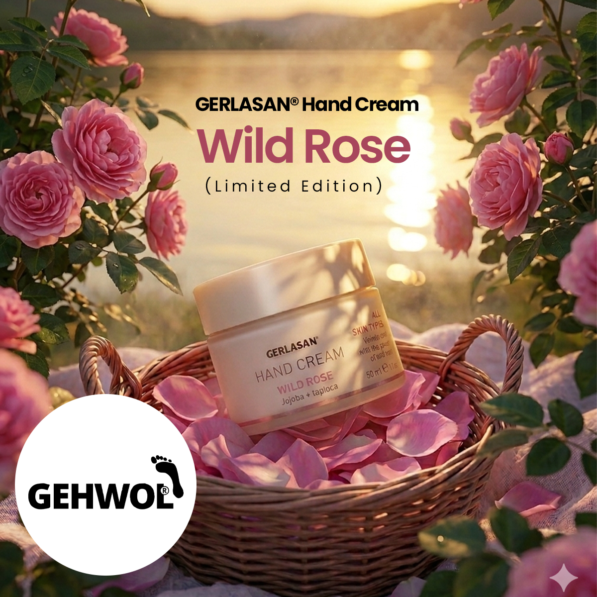 Gehwol Gerlasan - Hand Cream Wild Rose (Limited Edition)